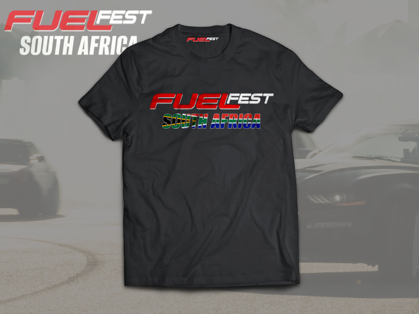 Original FuelFest SA Flag Tee (Black)